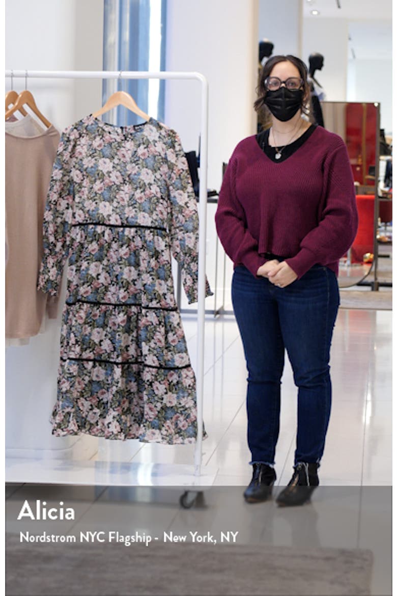 Floral Print Midi Dress video