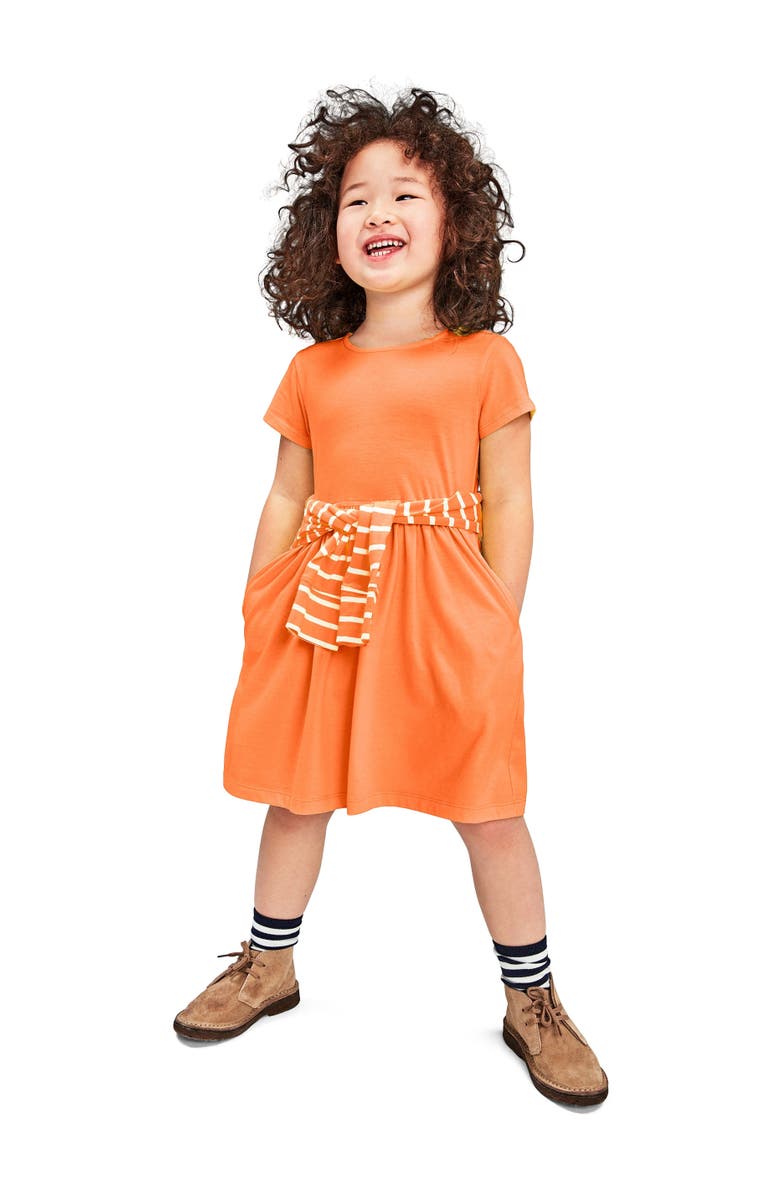 Primary Kids Perfect Pocket Dress, Alternate, color, Clover