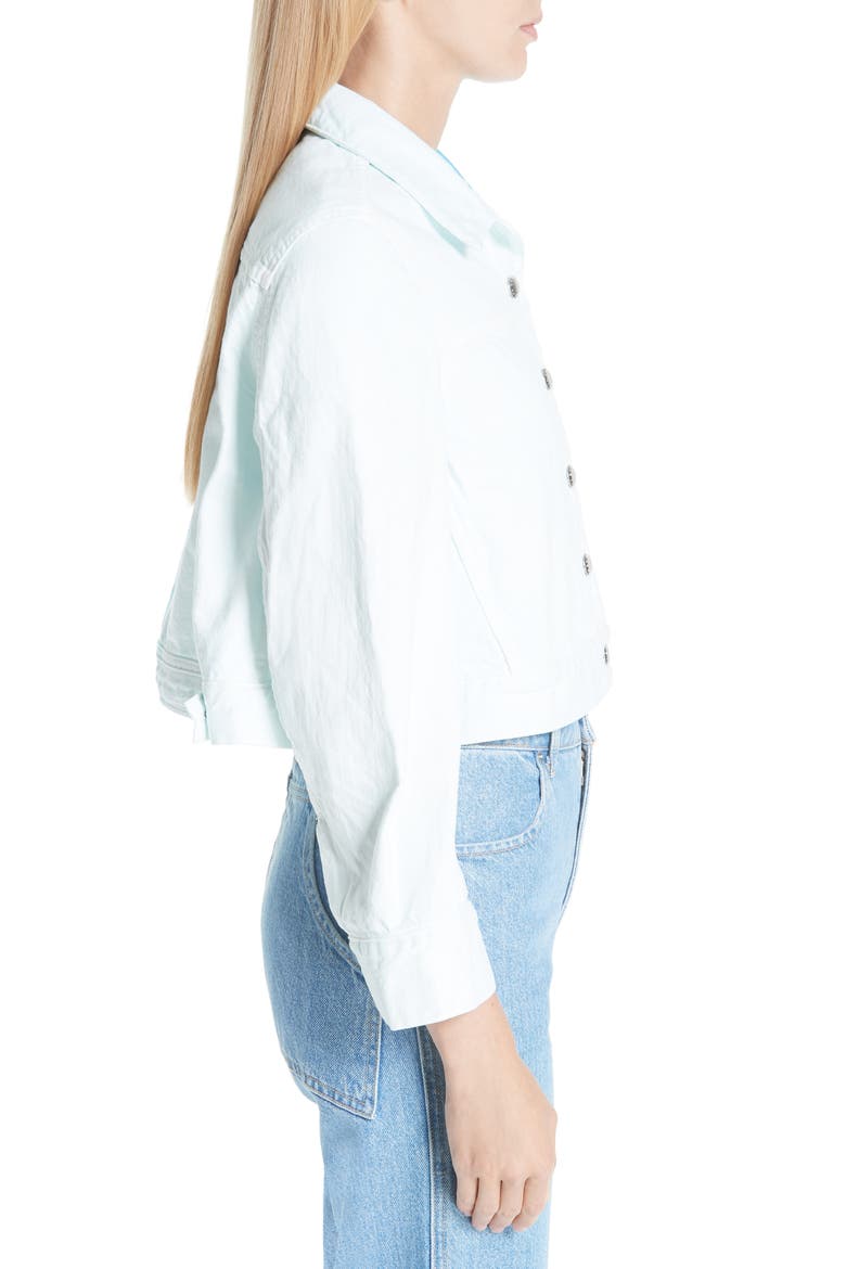 Cropped Denim Jacket (Nordstrom Exclusive), Alternate, color, DIRECTOIRE