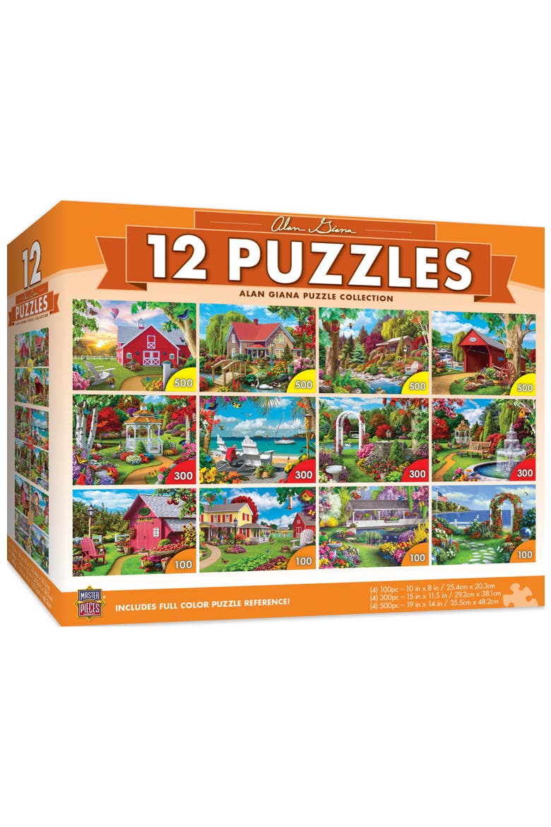 Alan Giana Puzzle Collection 12 Pack, Main, color, Multicolor