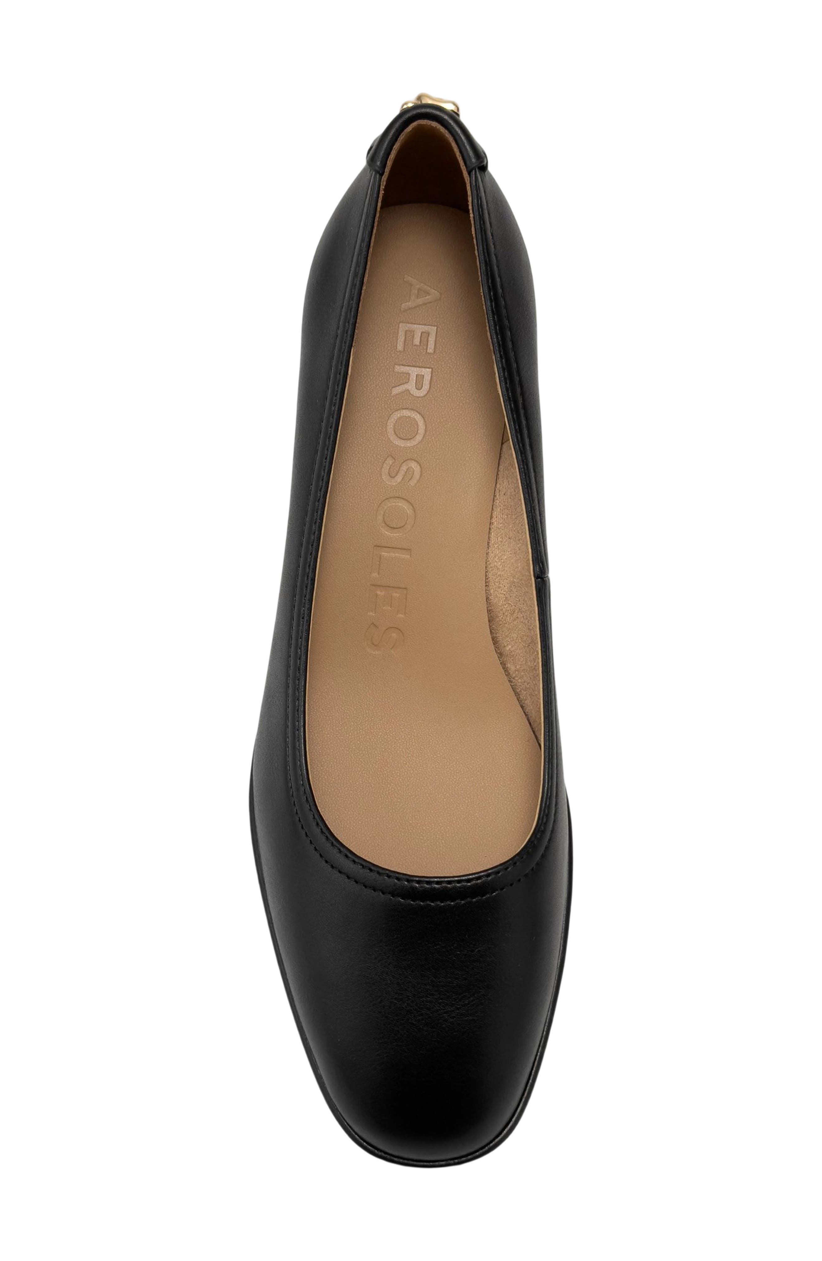 Aerosoles Roma Wedge Pump, Alternate, color, Black/ Black