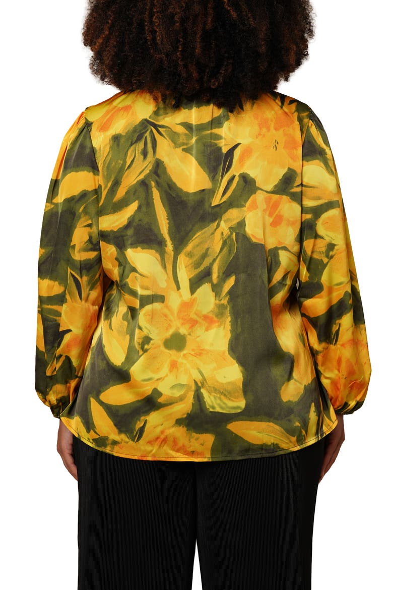 Tie Front Top, Alternate, color, YELLOW