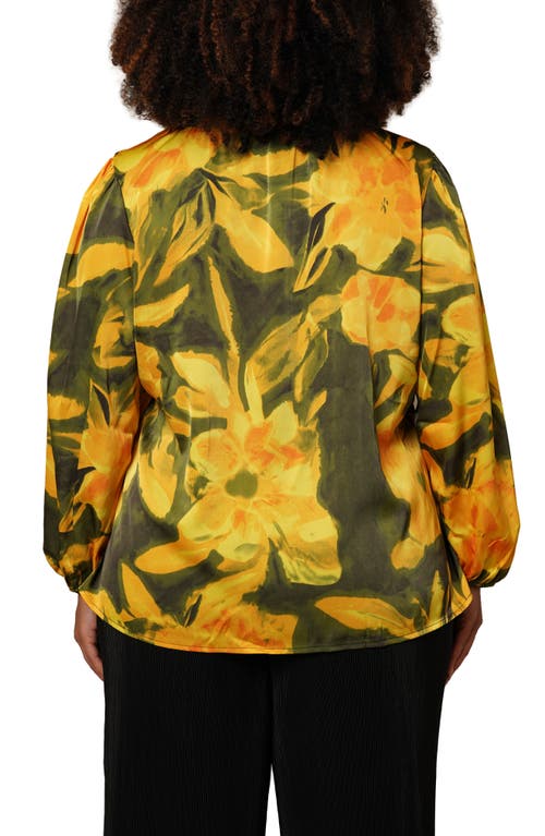 Cyrus Tie Front Top In Yellow