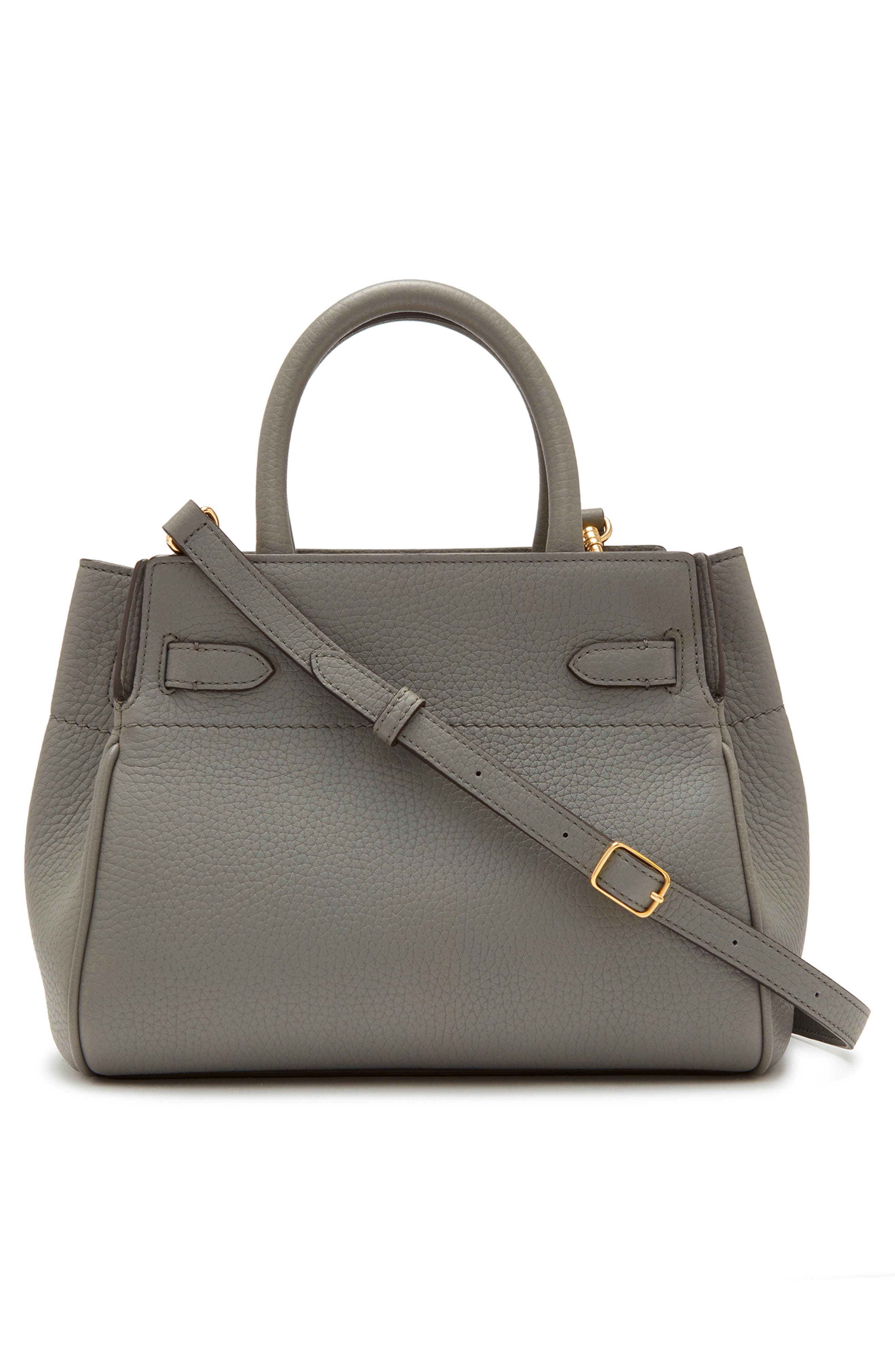 Mulberry Small Belted Bayswater Convertible Leather Satchel, Alternate, color, 