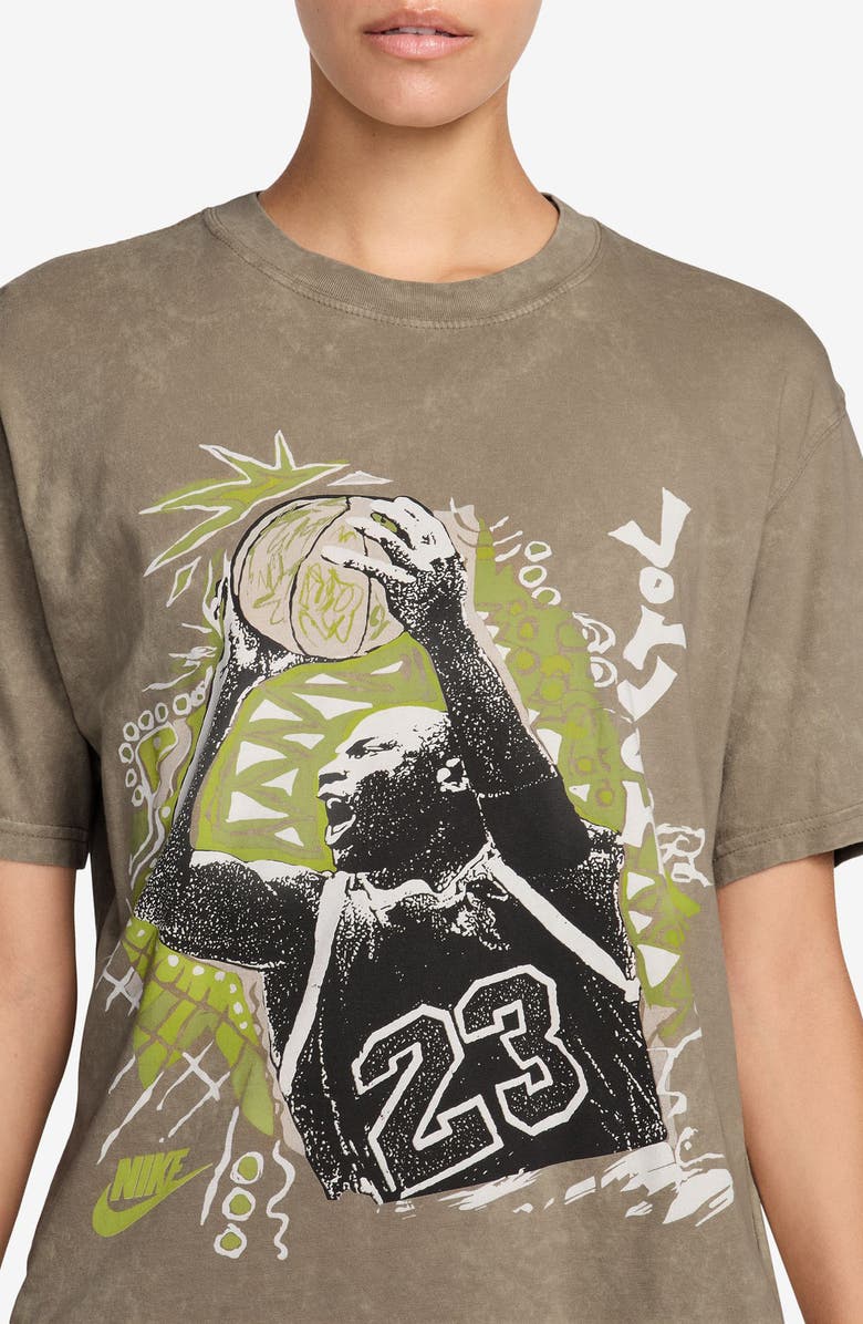 Jordan Flight Cotton Graphic T-Shirt, Alternate, color, 247 Khaki/Sail