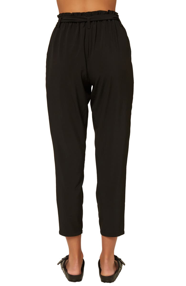 O'Neill Layover Paperbag Waist Ankle Pants, Alternate, color,