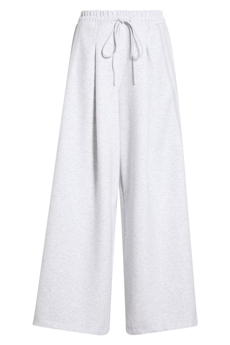 Wide Leg Drawstring Pants, Main, color, LIGHT GREY HEATHER