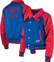 New Era Women's New Era Royal Buffalo Bills Coaches Raglan Full-Snap Jacket