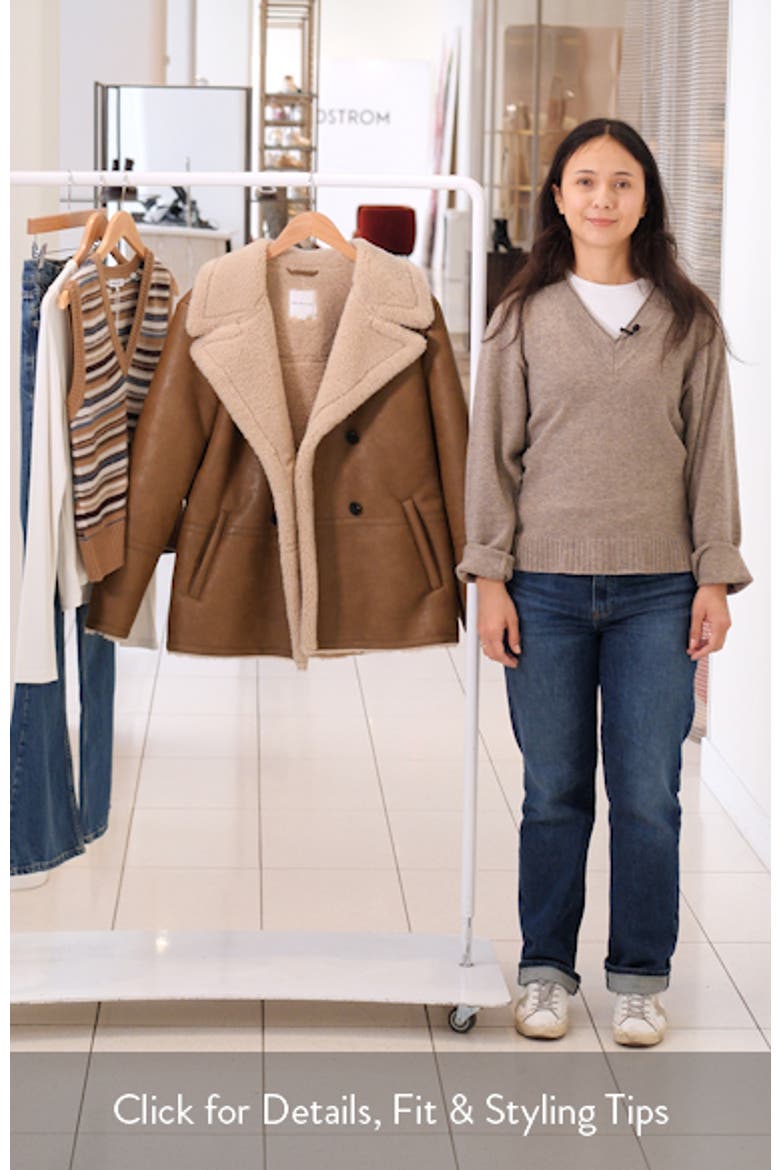 Faux Shearling Coat video