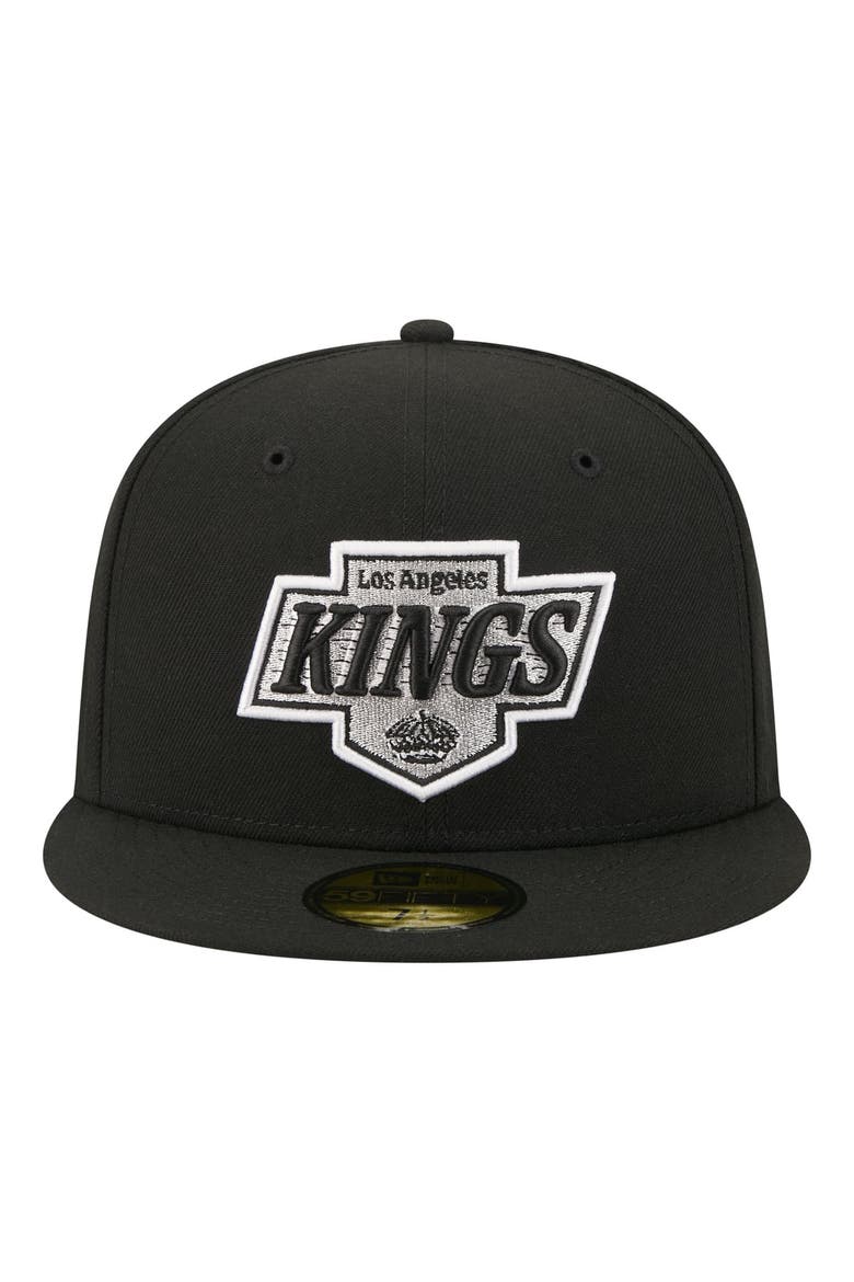 Men's New Era  Black Los Angeles Kings Zamboni 59FIFTY Fitted Hat, Alternate, color, Black
