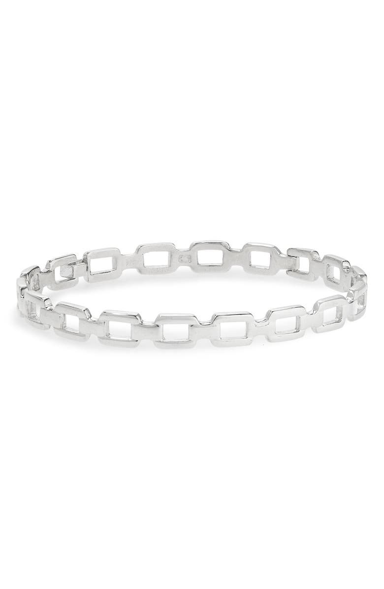 Bernard James Troy Sterling Silver Bracelet, Main, color, 