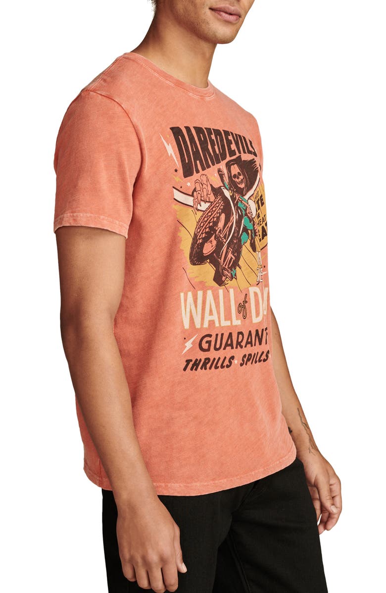 Lucky Brand Wall of Death Cotton Graphic T-Shirt, Alternate, color, 