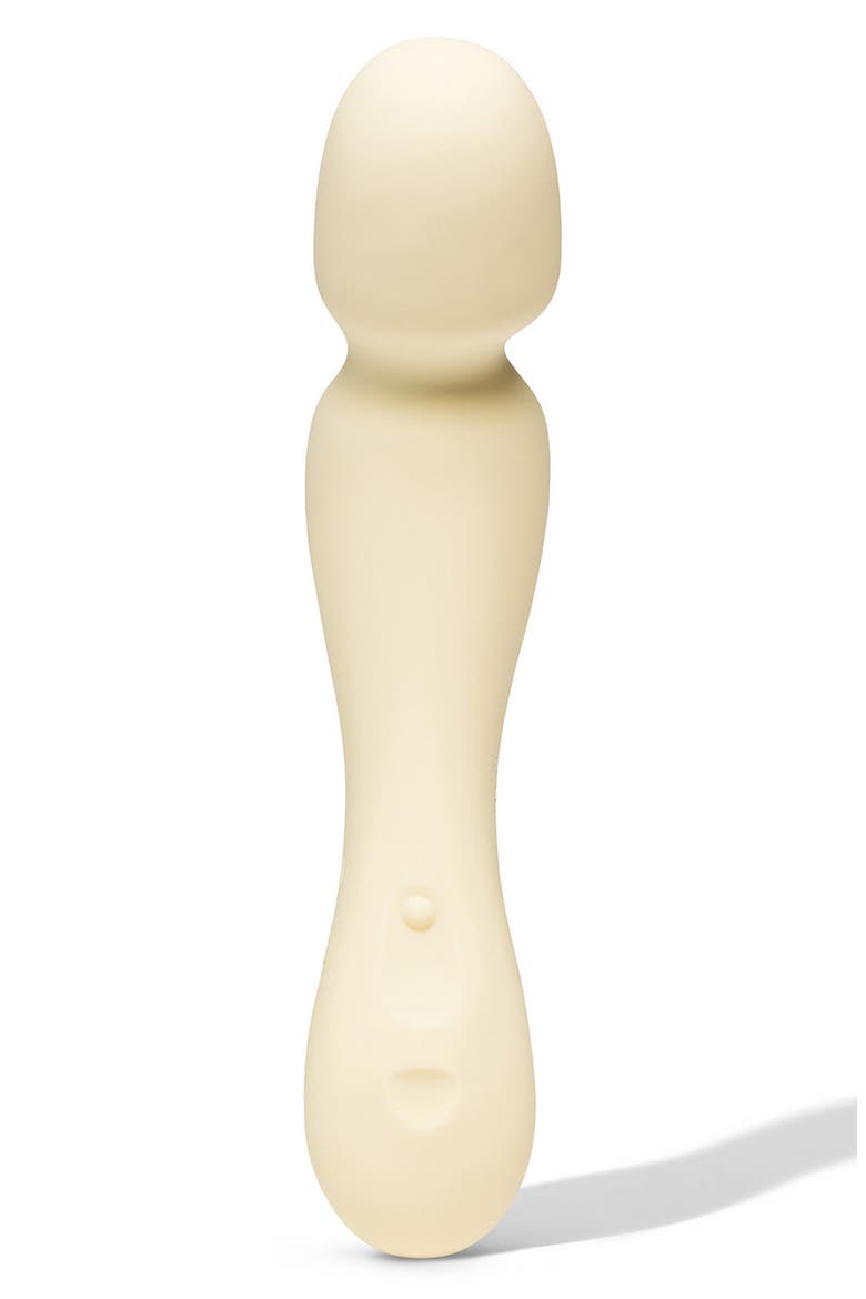 Min Mini Wand Vibrator, Alternate, color, BUTTER