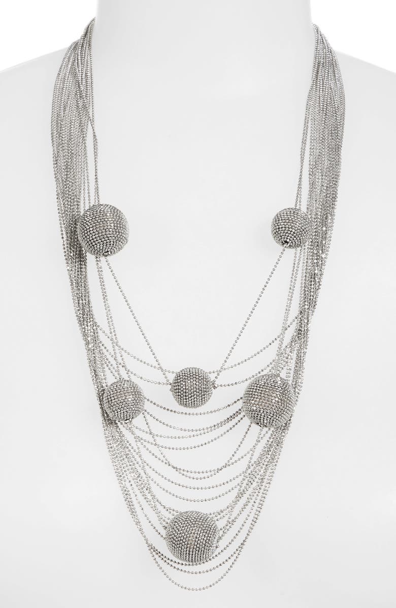 Fabiana Filippi Doriana Ball Necklace, Alternate, color,