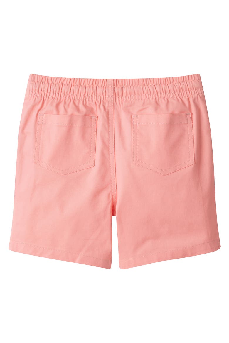 Kids' Stretch Cotton Twill Shorts, Alternate, color, CORAL TWILL