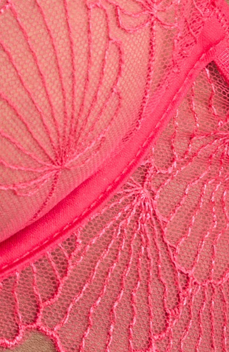 Bluebella Vermont Embroidered Mesh Underwire Bra, Alternate, color, Virtual Pink