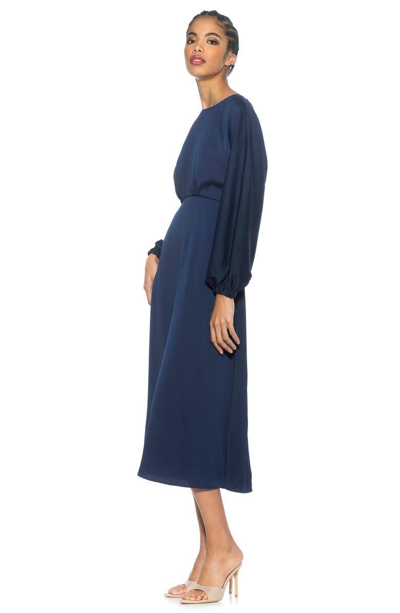 Alexia Admor Constance Fit & Flare Dress, Alternate, color, Navy