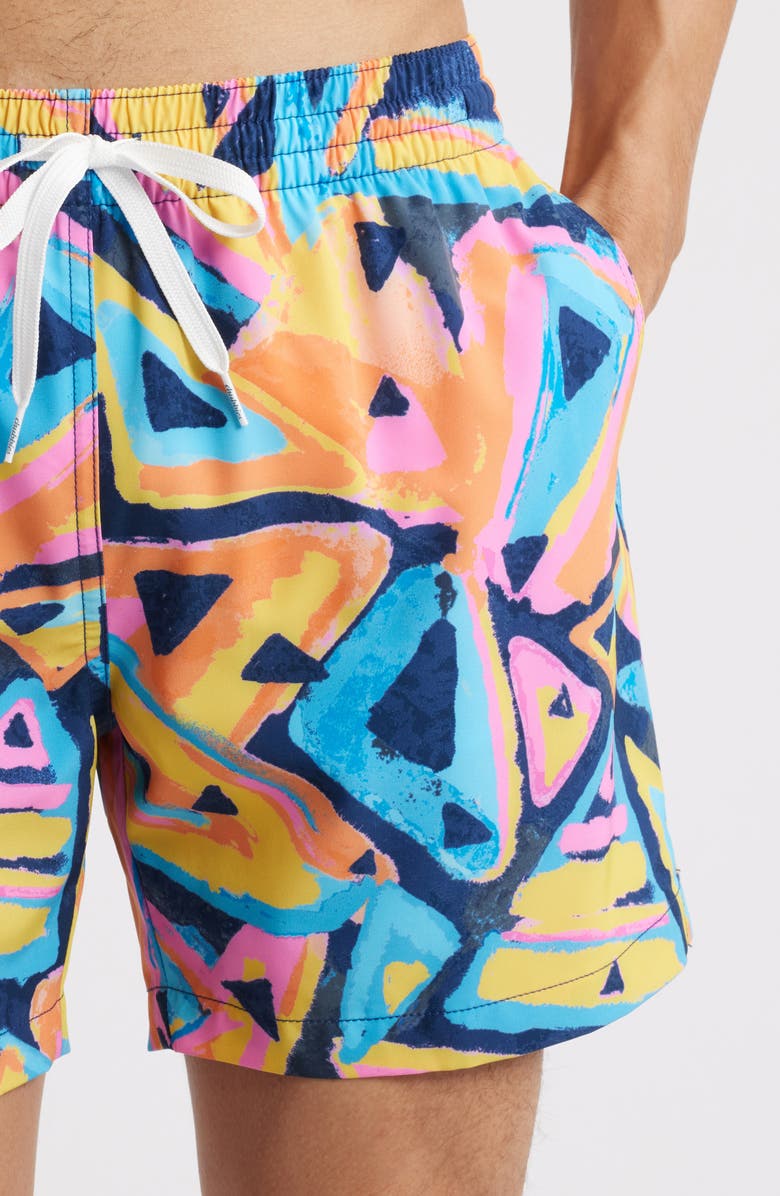 Chubbies Exploding Nacho Classic Lined 5.5-Inch Swim Trunks, Alternate, color, 