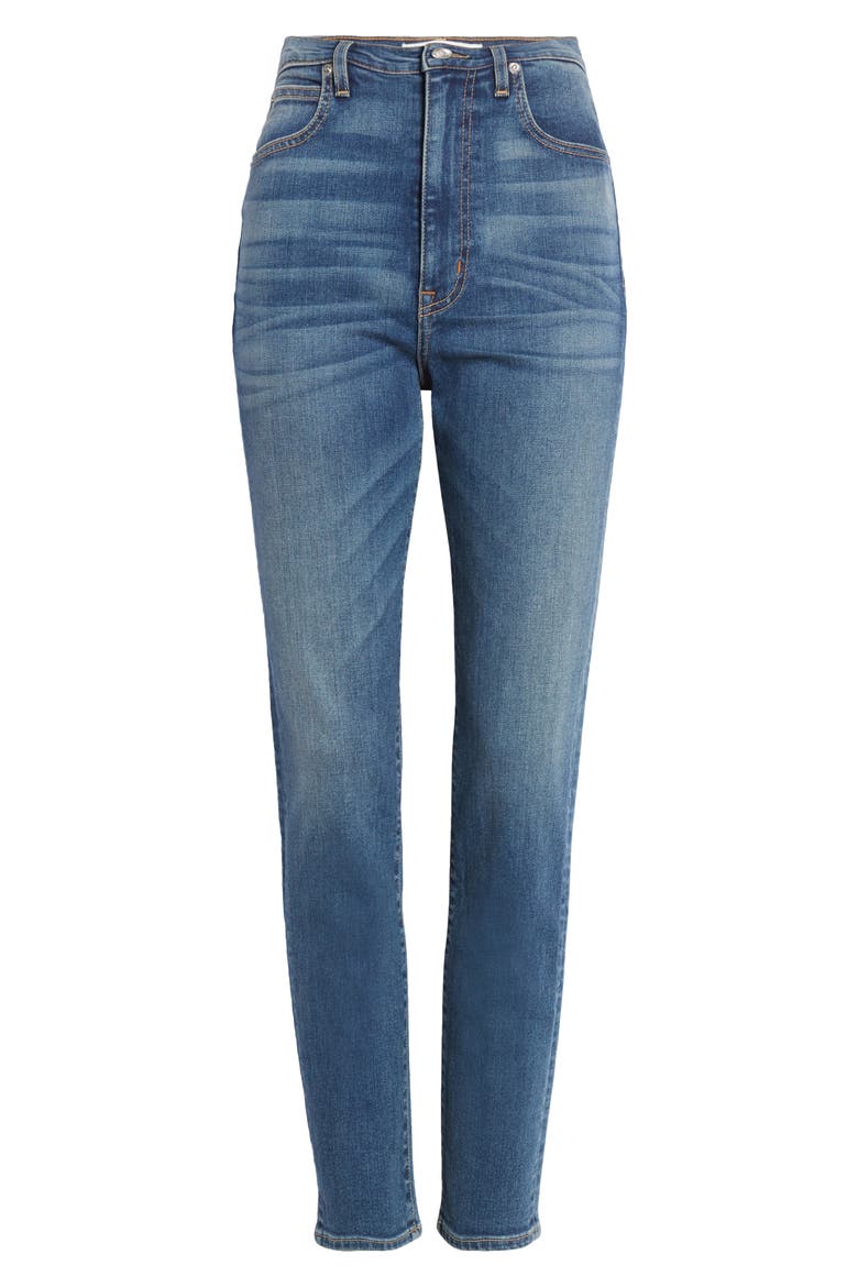 Beatnik High Waist Ankle Slim Jeans, Alternate, color, ANYTHING GOES