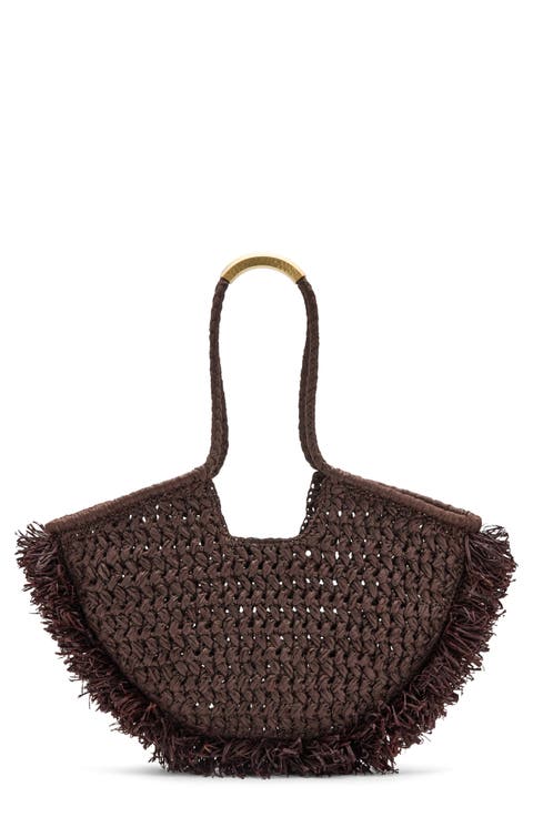 Natural Fiber Shoulder Bag