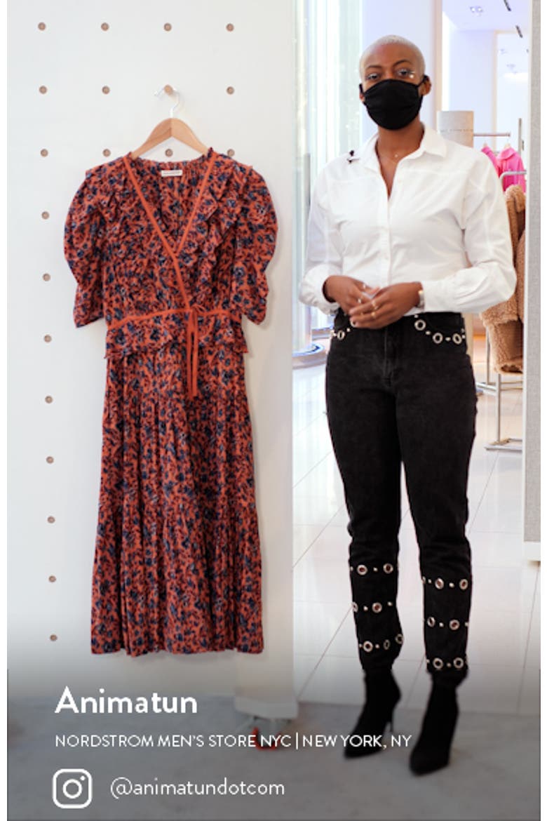 Lisette Floral Cotton Midi Dress video