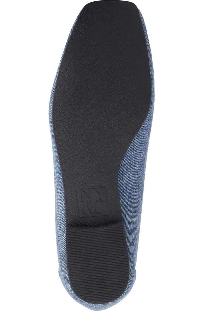 NEW YORK AND COMPANY Paulina Ballet Flat, Alternate, color, Denim