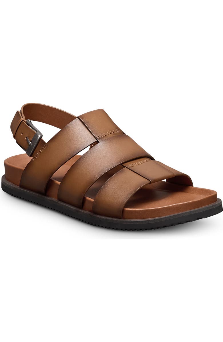 Allen Edmonds Damien Fisherman Sandal, Main, color, Luggage