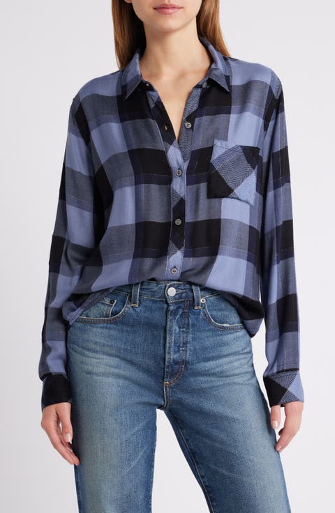 Hunter Plaid Button-Up Shirt