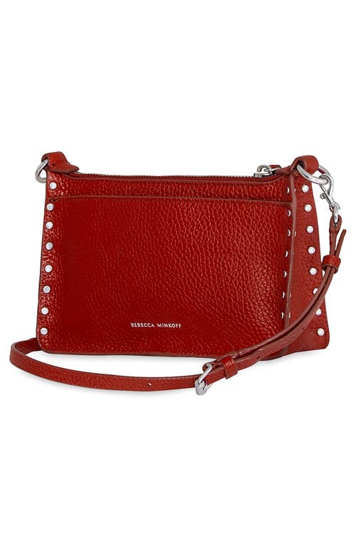 Rebecca Minkoff Mini Darren Top Zip Leather Crossbody Bag