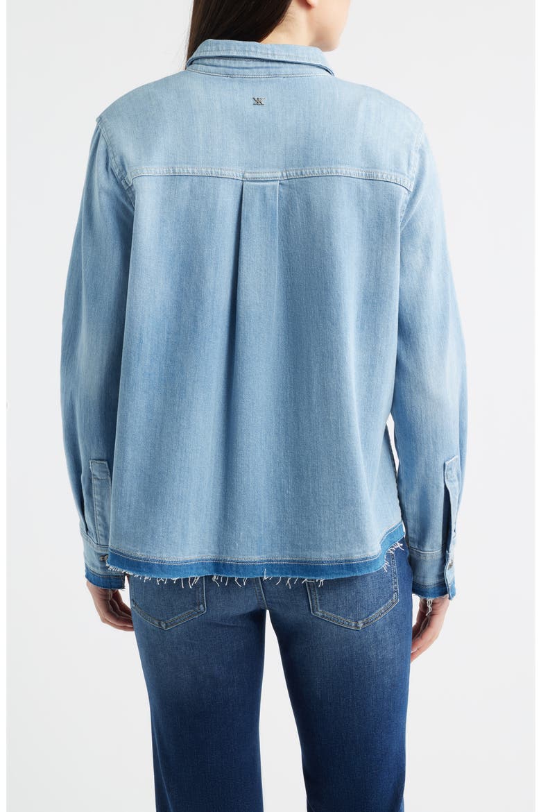 Olive Denim Shirt, Alternate, color, LIGHT INDIGO
