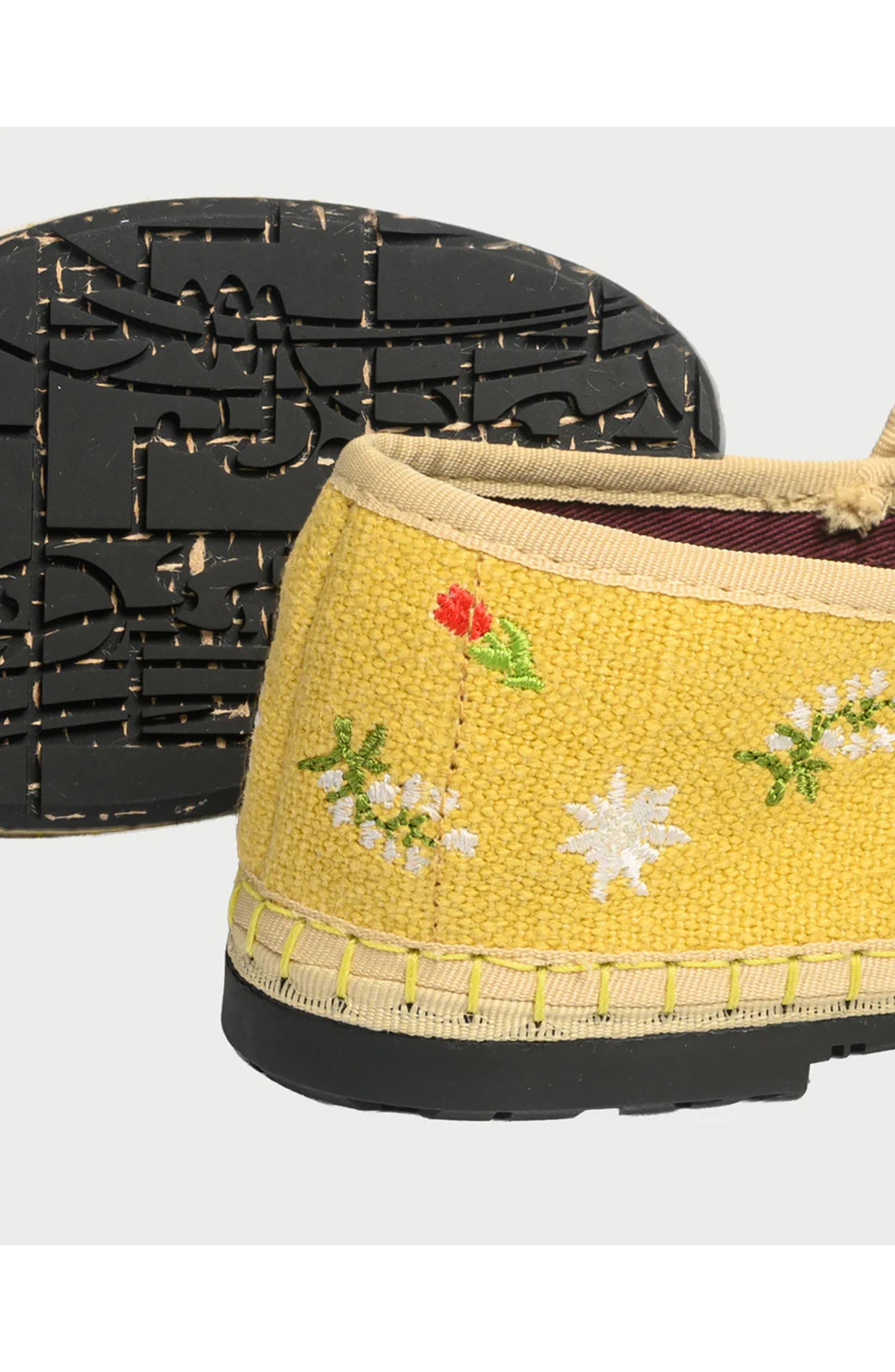 Pierre Mountain Garden Mary Jane Flat, Alternate, color, YELLOW