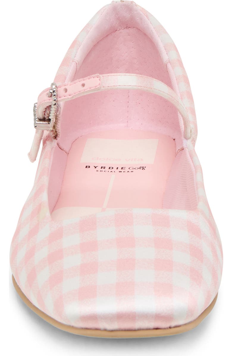 Dolce Vita x Byrdie Golf Reyes Mary Jane Flat, Alternate, color, Pink Plaid