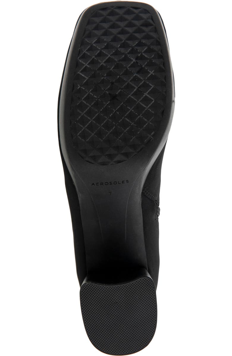 Aerosoles Sussex Block Heel Platform Bootie, Alternate, color, Black Stretch Gabardine