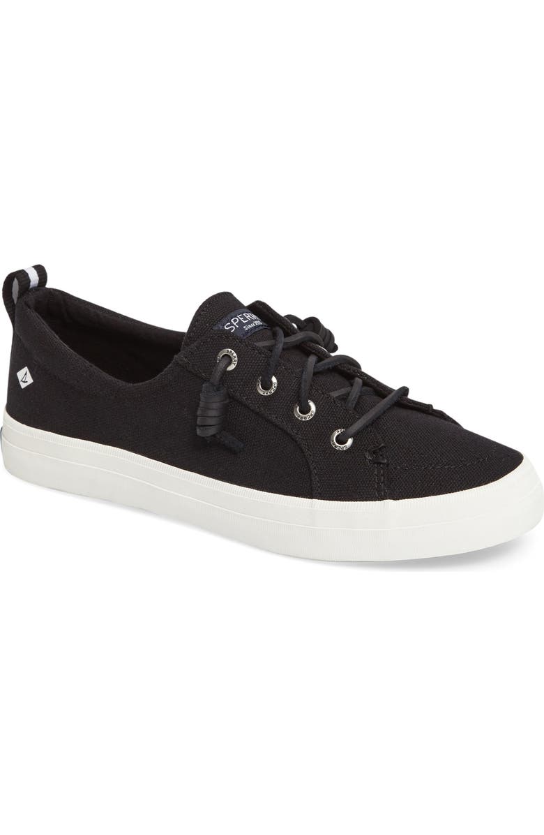 Sperry Crest Vibe Slip-On Sneaker, Main, color, Black