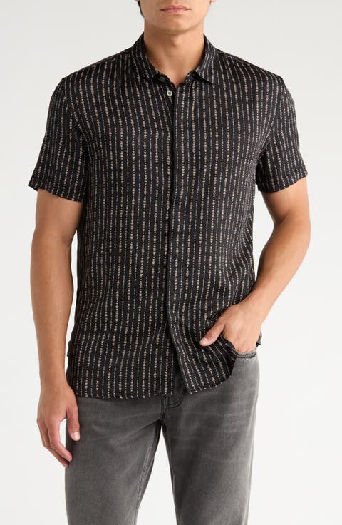 Loren Stripe Short Sleeve Button-Up Shirt
