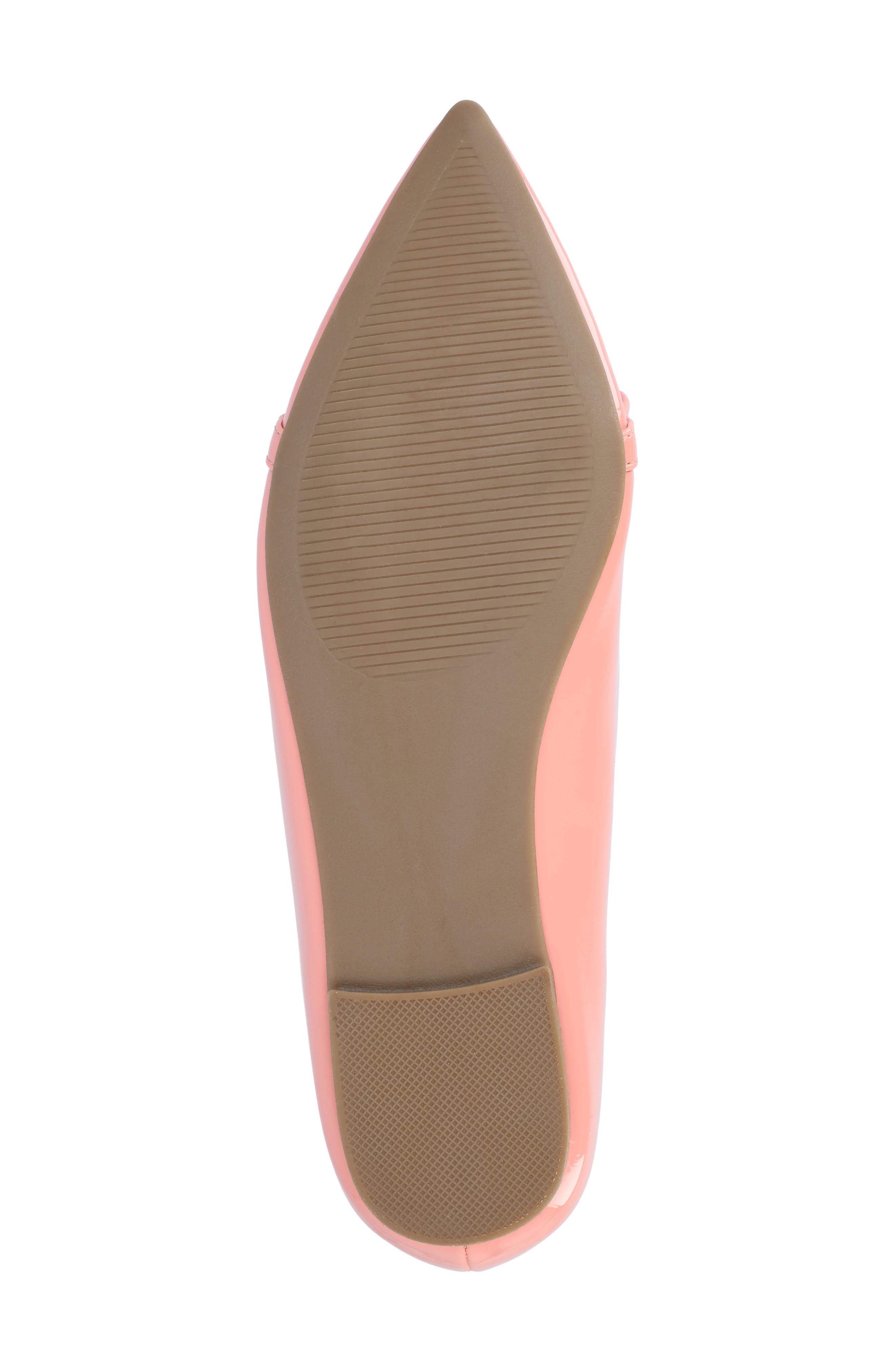 Clareene Pointed Toe Flat, Alternate, color, BLUSH