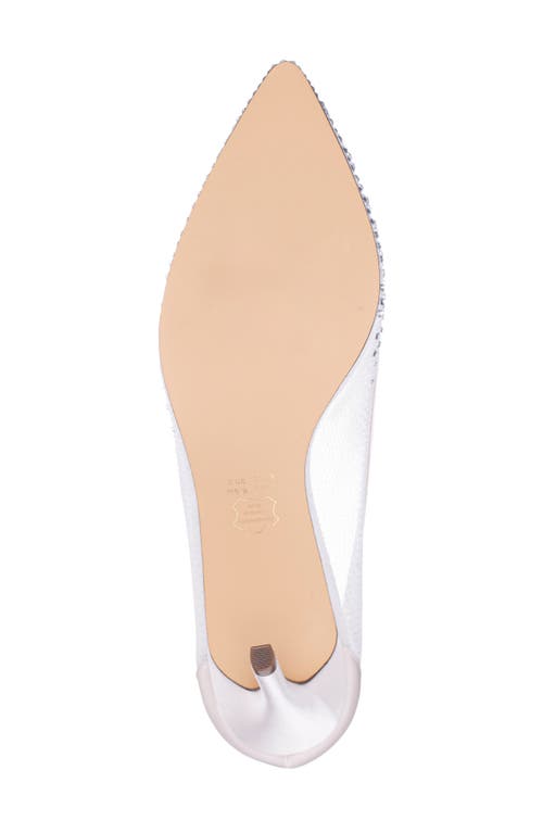Nina Nalia Pointed Toe Pump In Ivory