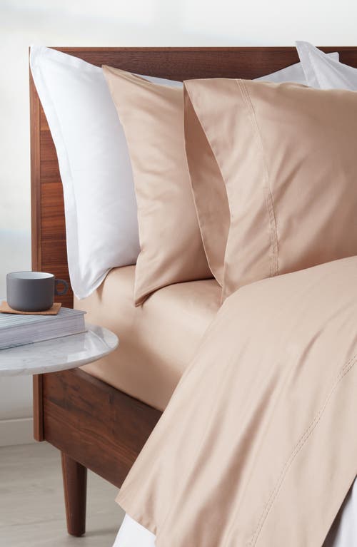 Nordstrom 400 Thread Count Organic Cotton Fitted Sheet In Neutral