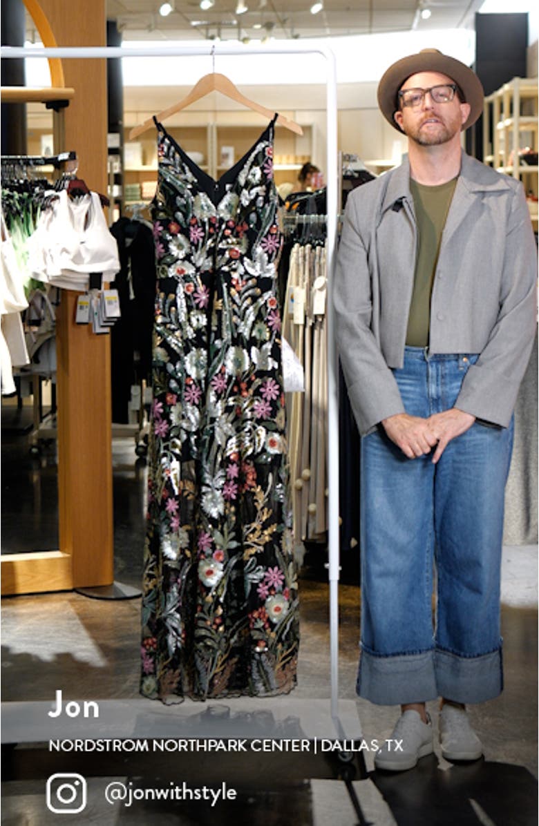 Ariyah Floral Sequin A-Line Gown, sales video thumbnail