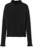 MANGO Scallop Mock Neck Sweater