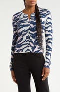 Diane von Furstenberg Roma Cotton and Silk Cardigan