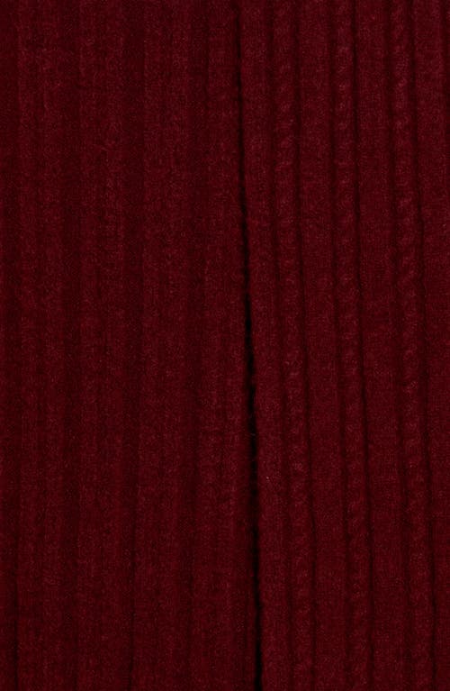 Cole Haan Cable Knit Scarf In Red
