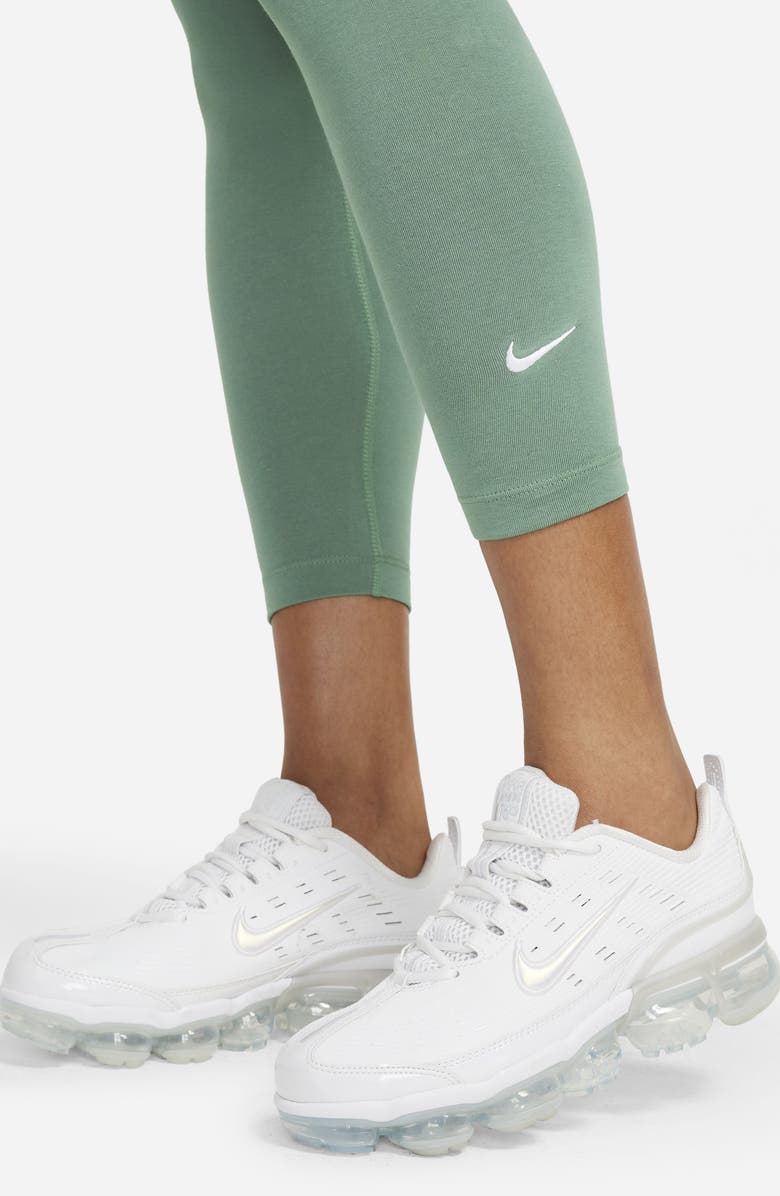 Nike Sportswear Essential 7/8 Leggings, Alternate, color, Dutch Green/ White