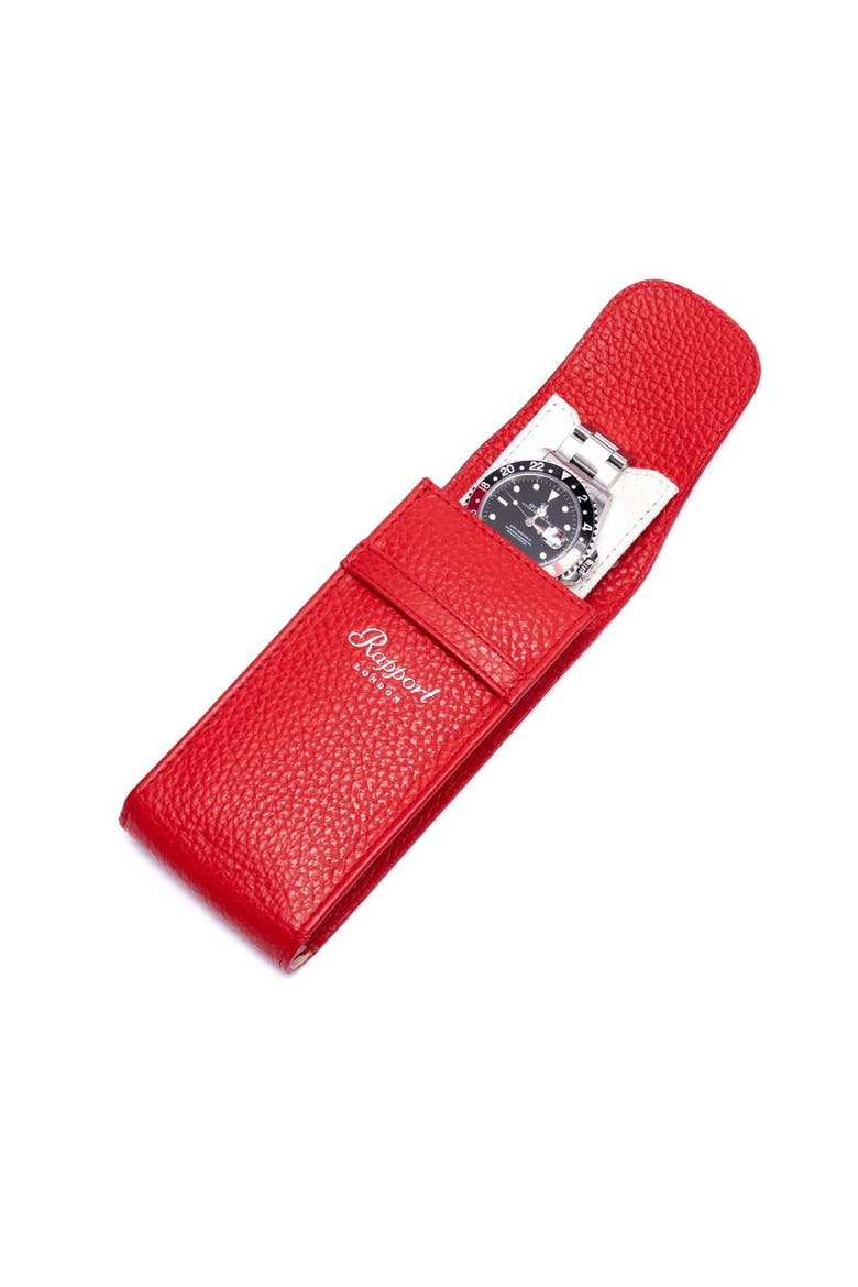 PORTOBELLO WATCH POUCH, Main, color, Red