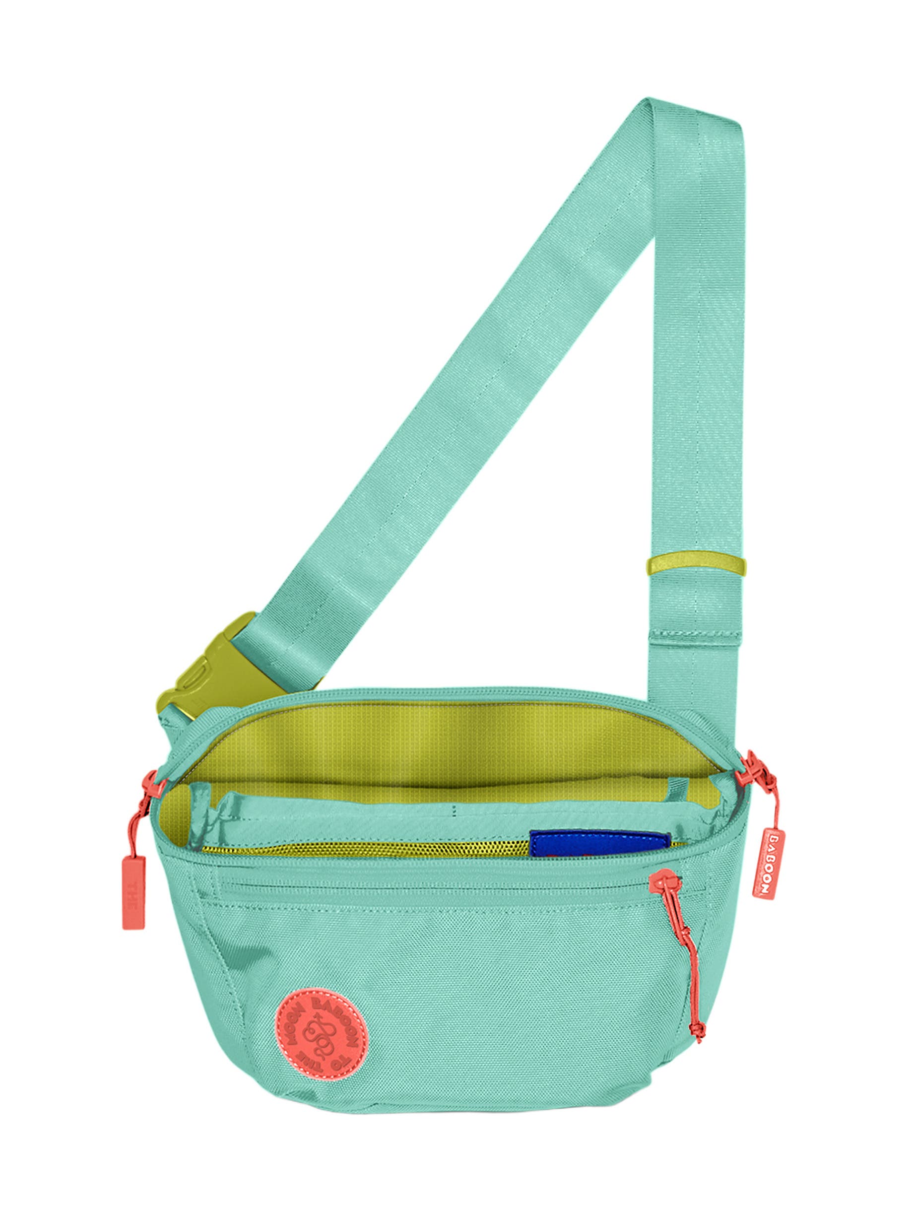 Baboon to the Moon Fannypack 3L, Alternate, color, Aqua Drift