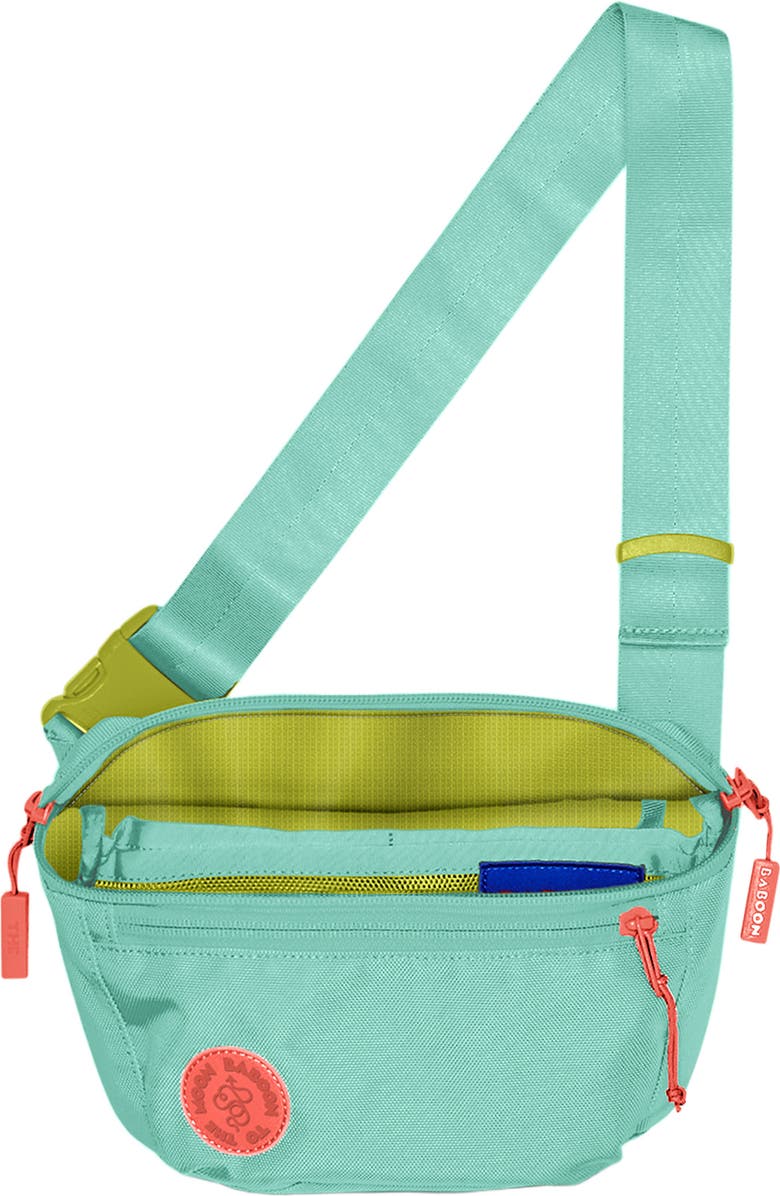 Baboon to the Moon Fannypack 3L, Alternate, color, Aqua Drift