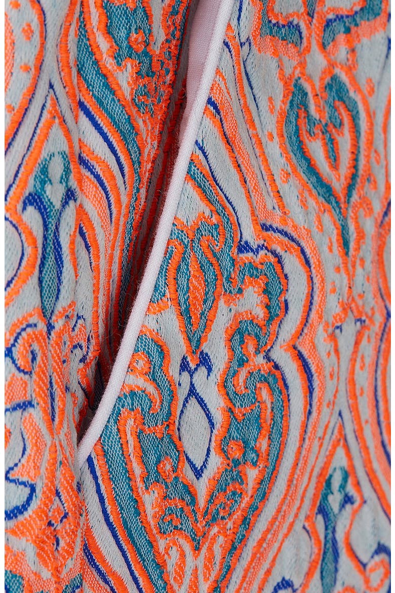 Paisley Shorts, Alternate, color, ORANGE MULTI
