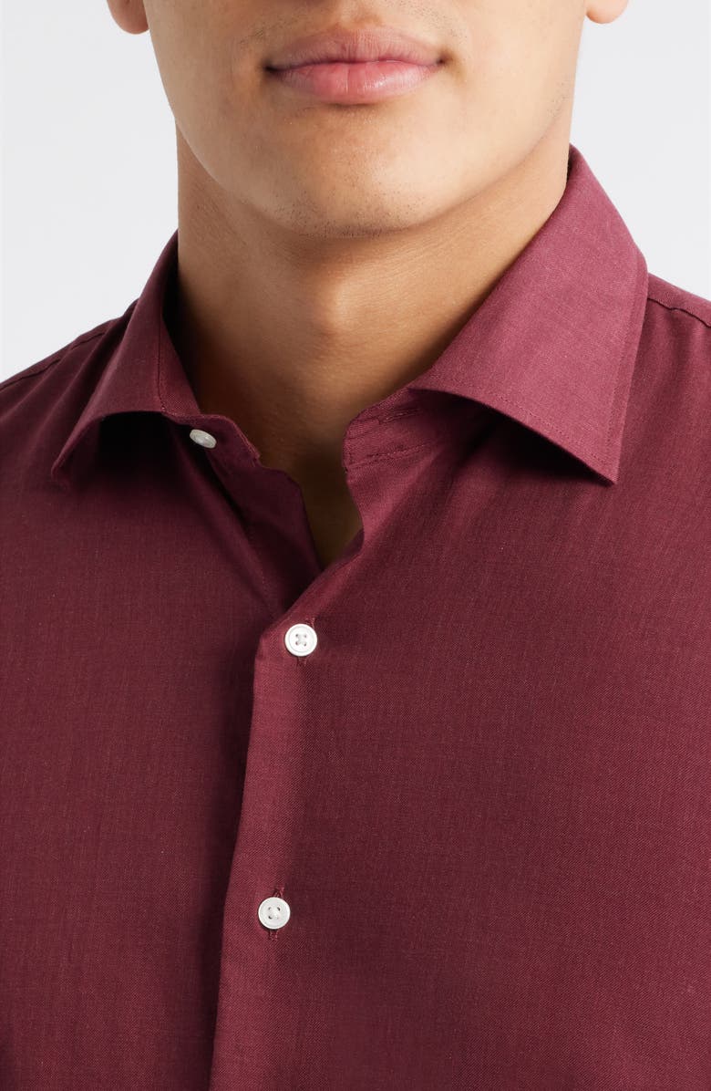 Peter Millar Highlands Soft Twill Button-Up Shirt, Alternate, color, Autumn Foliage