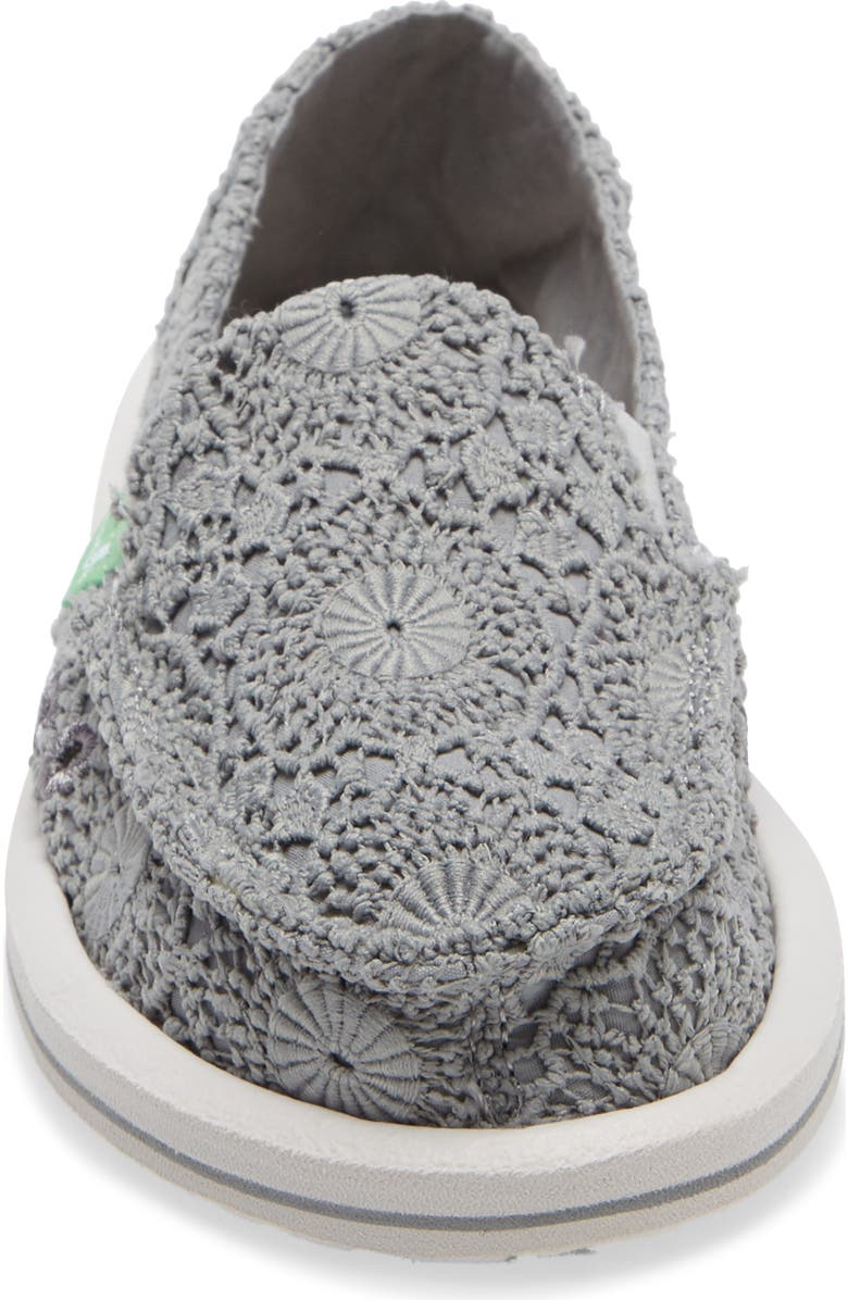 Sanuk Donna Crochet Sneaker, Alternate, color,