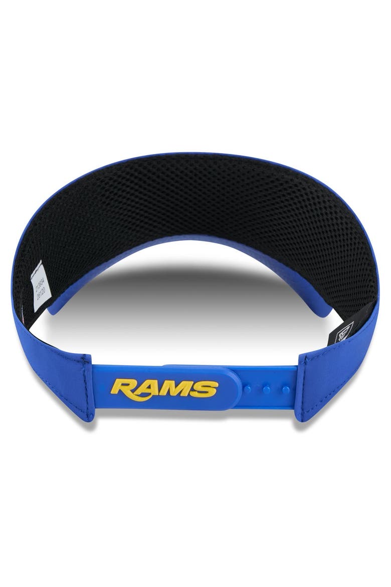 Men's New Era Royal Los Angeles Rams 2026 Sideline Adjustable Visor, Alternate, color, Royal